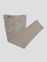 Kiton Taupe Cotton Ea Jeans