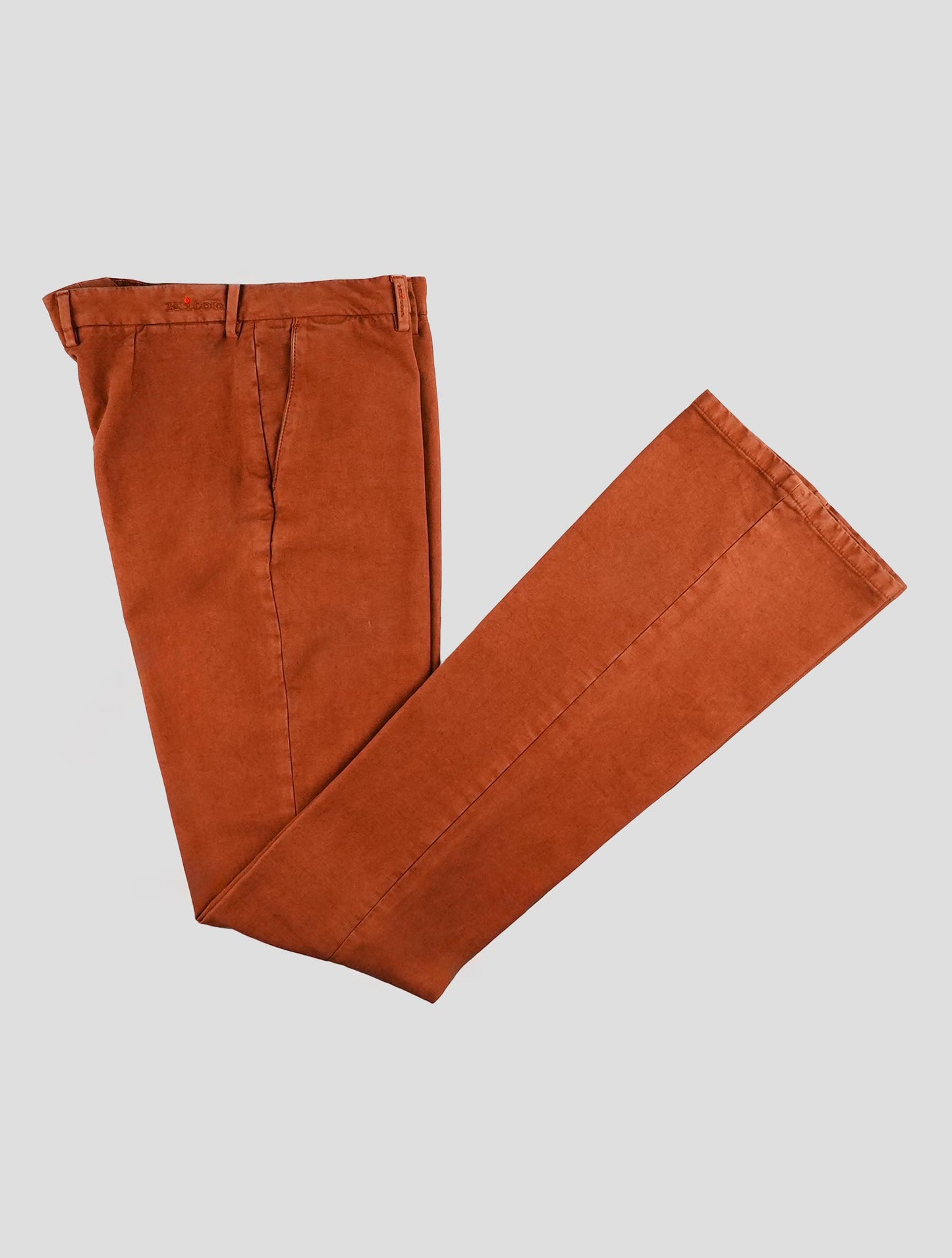Kiton Brown Cotton Ea Pants