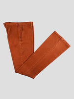 Kiton Brown Cotton Ea Pants