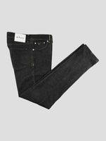 Kiton Black Cotton Ea Jeans