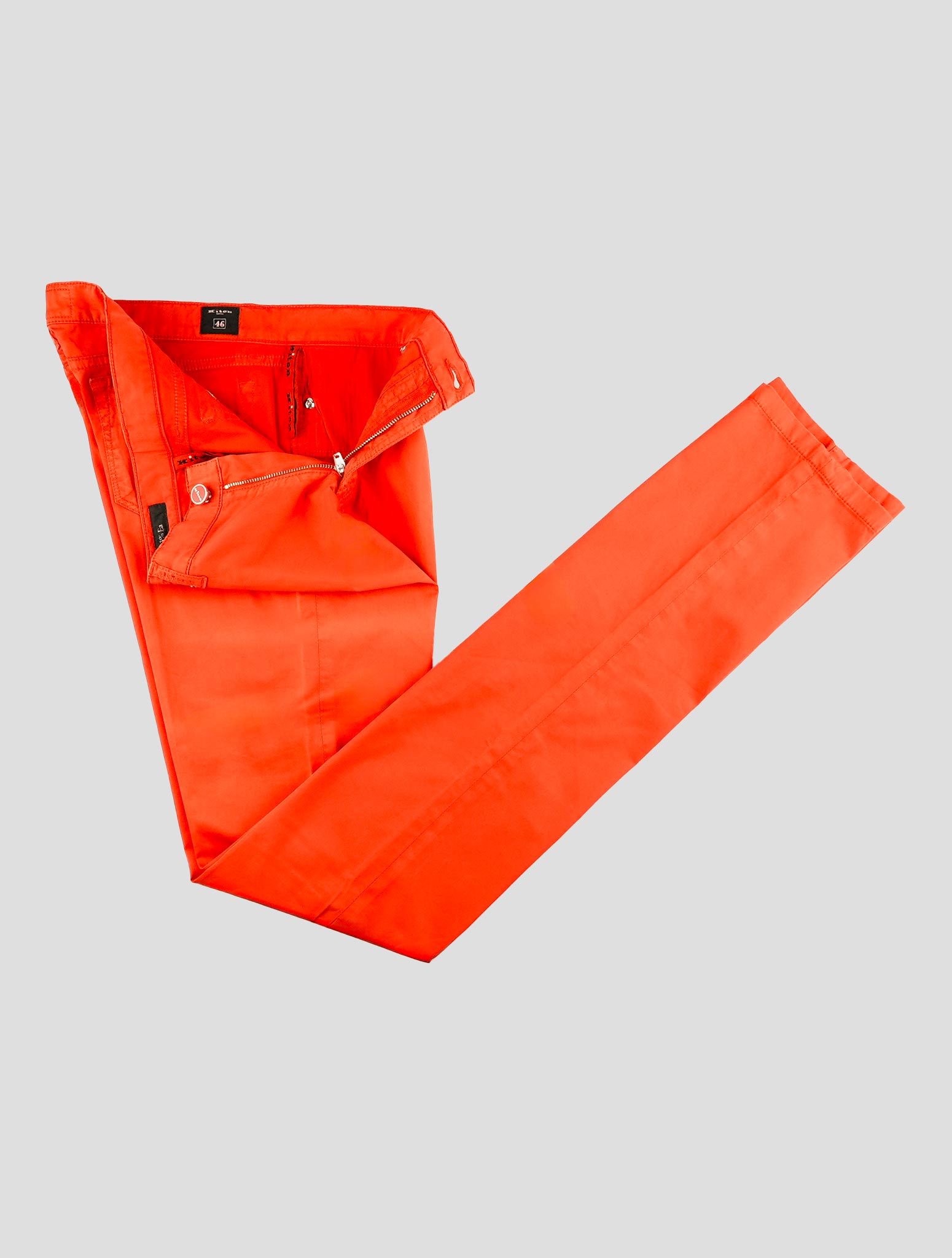 Kiton Red Cotton Ea Jeans