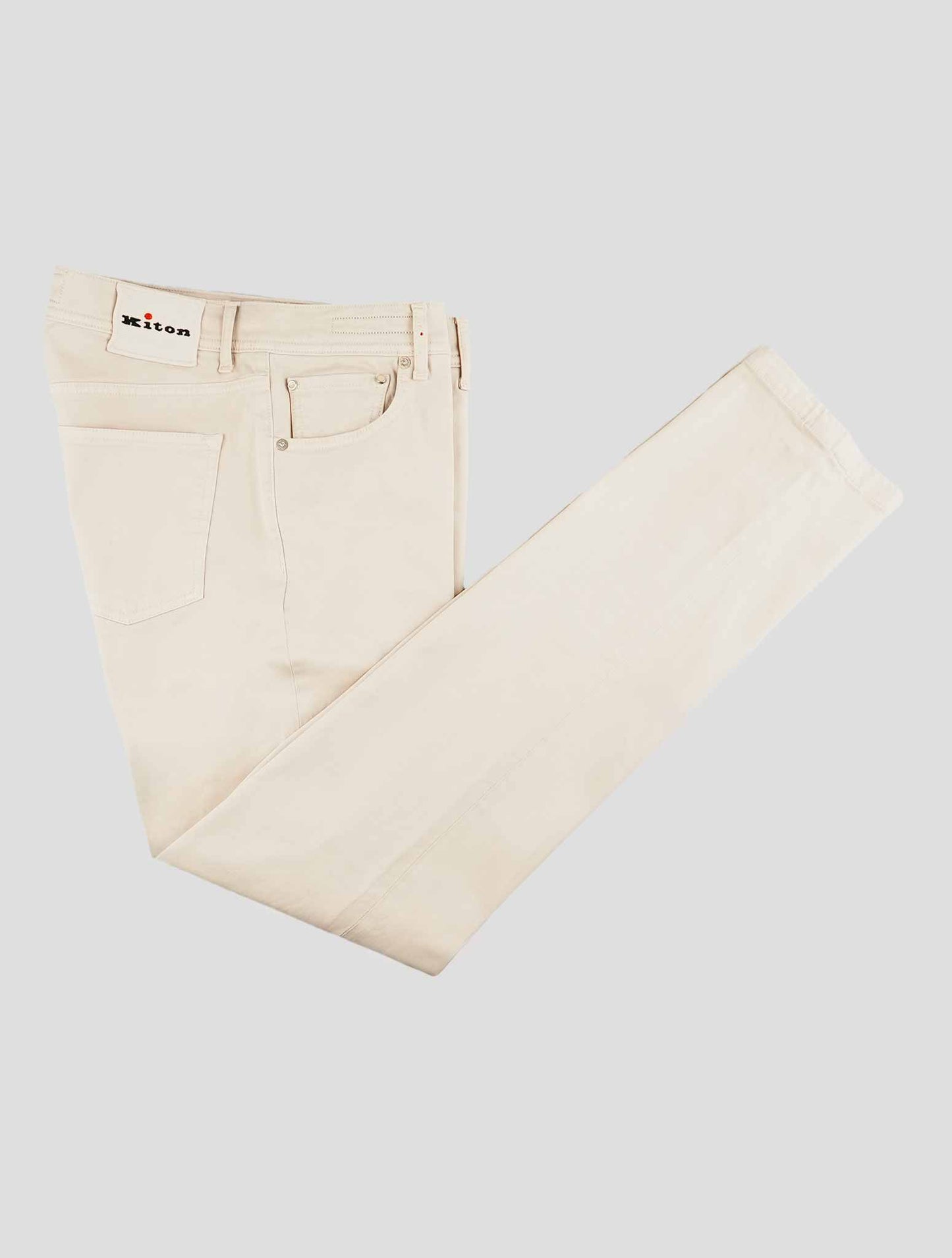 Kiton Beige Cotton Ea Jeans
