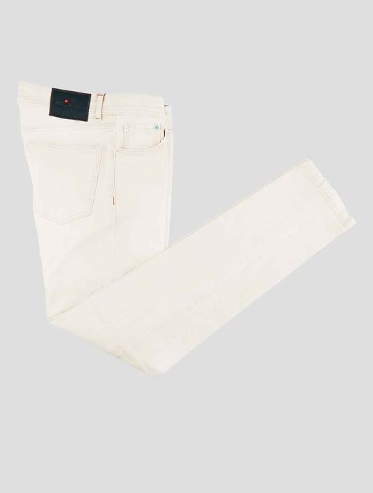 Kiton Beige Cotton Ea Jeans