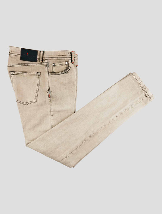Kiton Gray Cotton Ea Limited Edition 39 of 54 Jeans