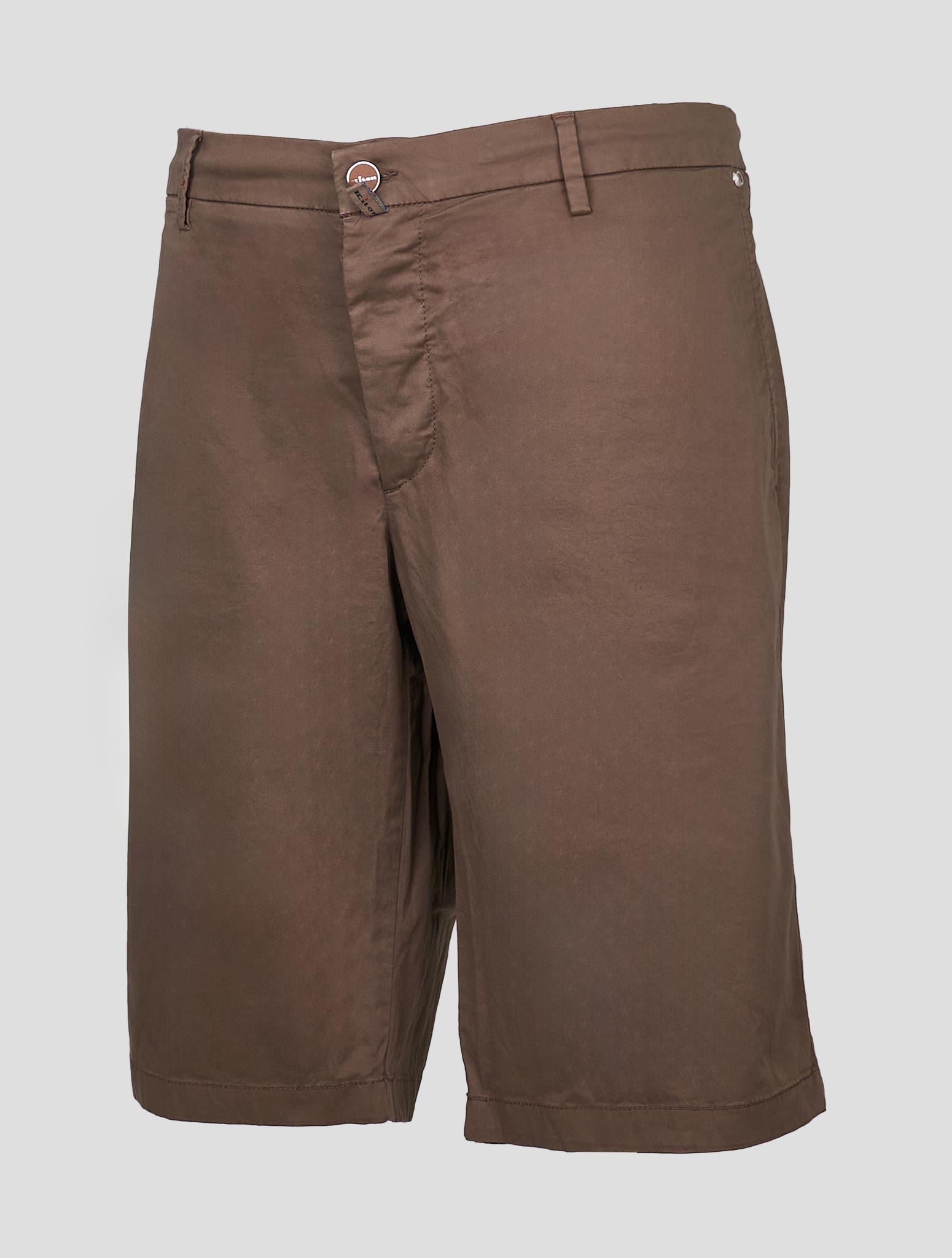 Kiton Brown Cotton Ea Short Pants