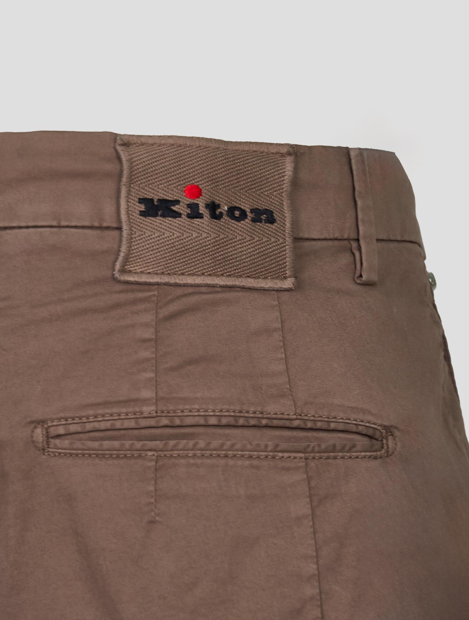 Kiton Brown Cotton Ea Short Pants