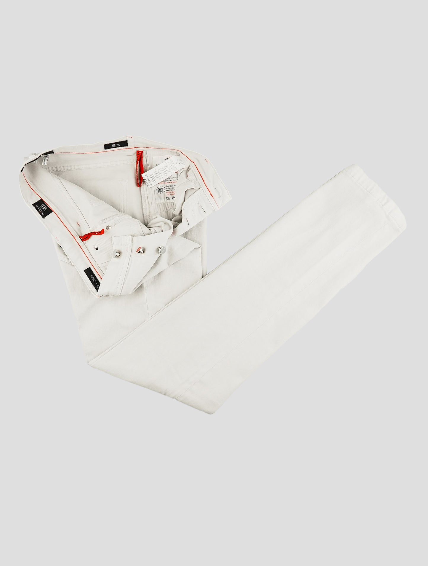 Kiton Gray Cotton Ea Jeans