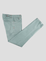 Kiton Light Blue Cotton Ea Jeans