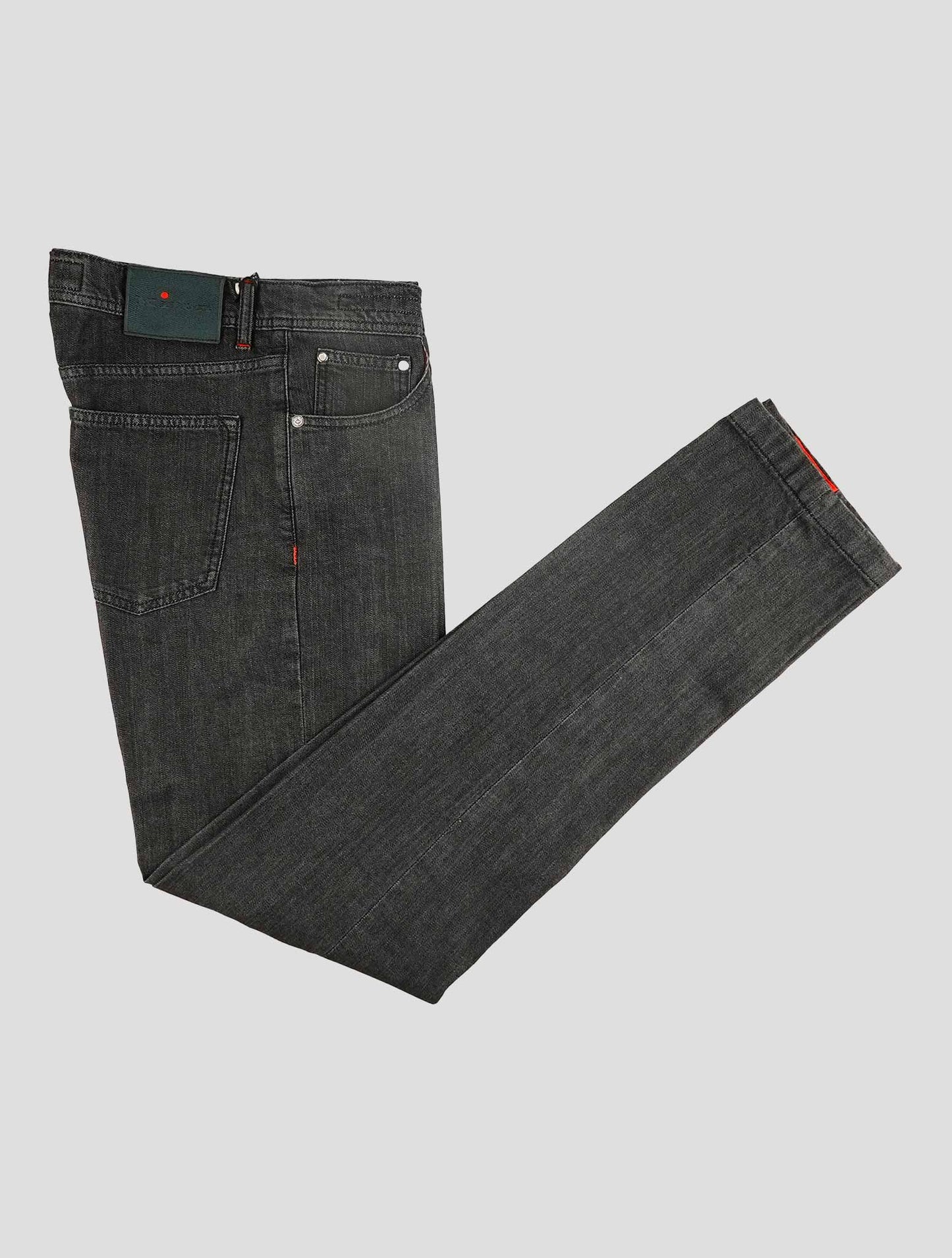Kiton Dark Gray Cotton Cashmere Ea Jeans