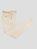 Kiton Beige Lyocell Cotton Ea Pants