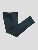 Kiton Blue Cotton Ea Pants