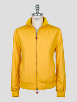 Kiton Yellow Cashmere Silk Coat