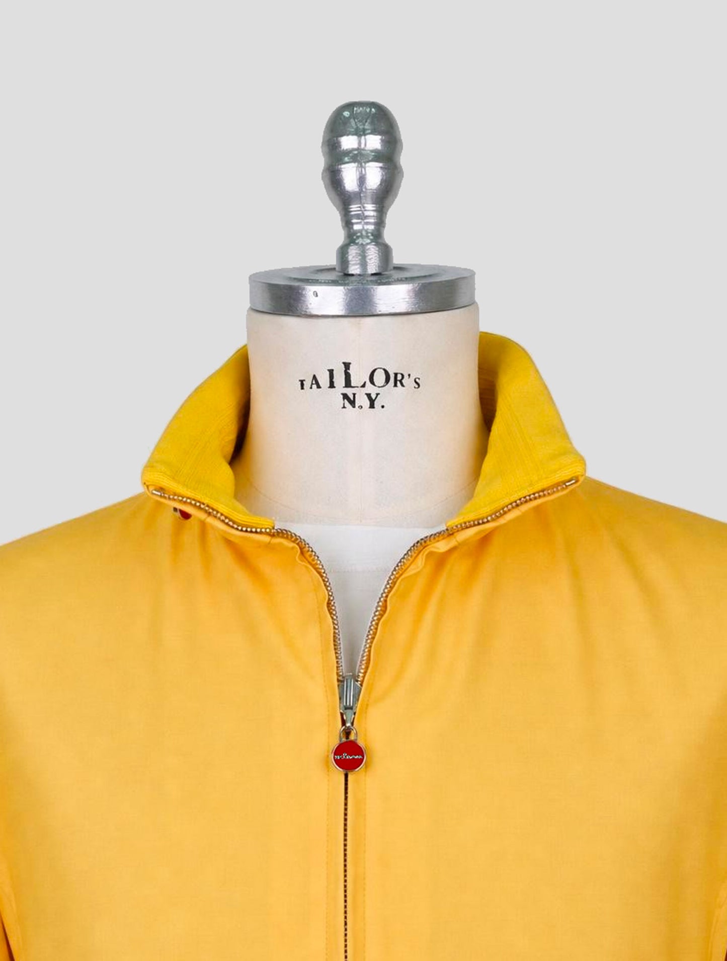 Kiton Yellow Cashmere Silk Coat
