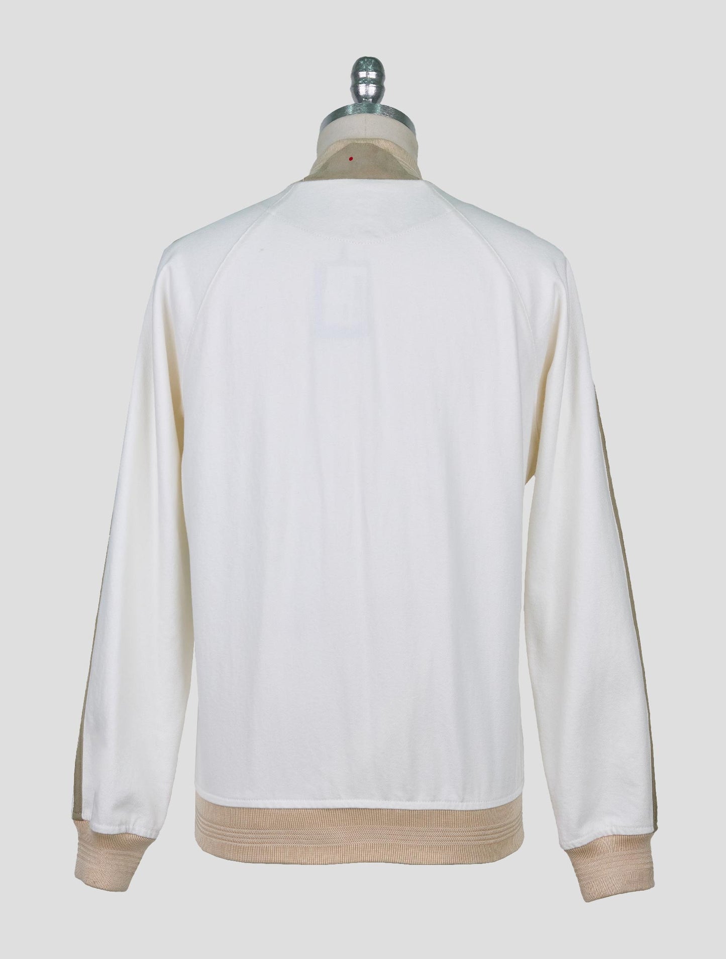 Kiton White Cotton Ea Coat