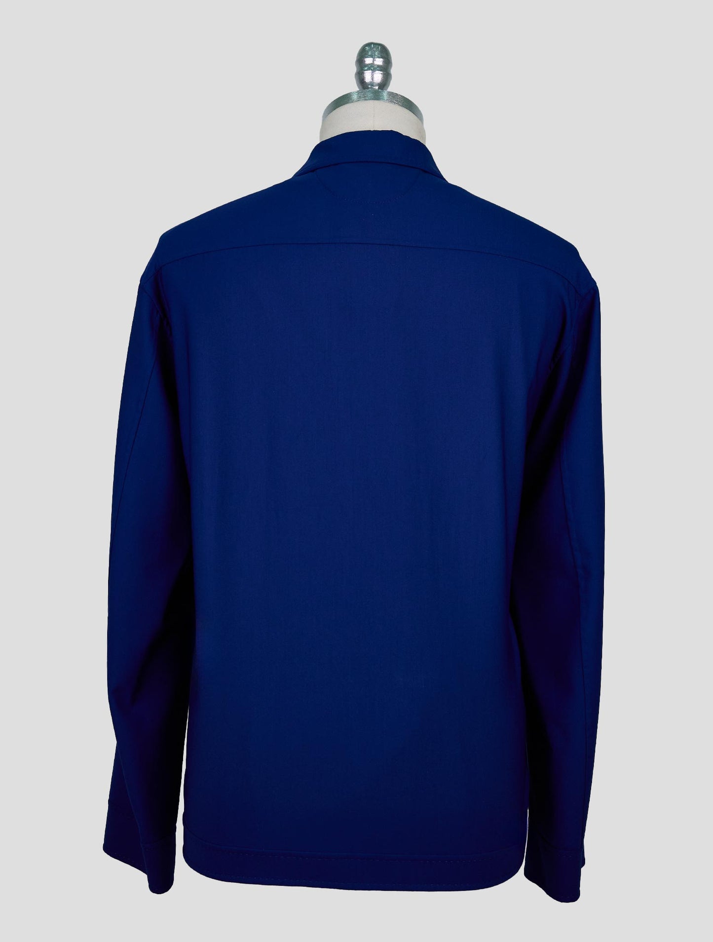 Kiton Blue Pa Wool Ea Silk Coat