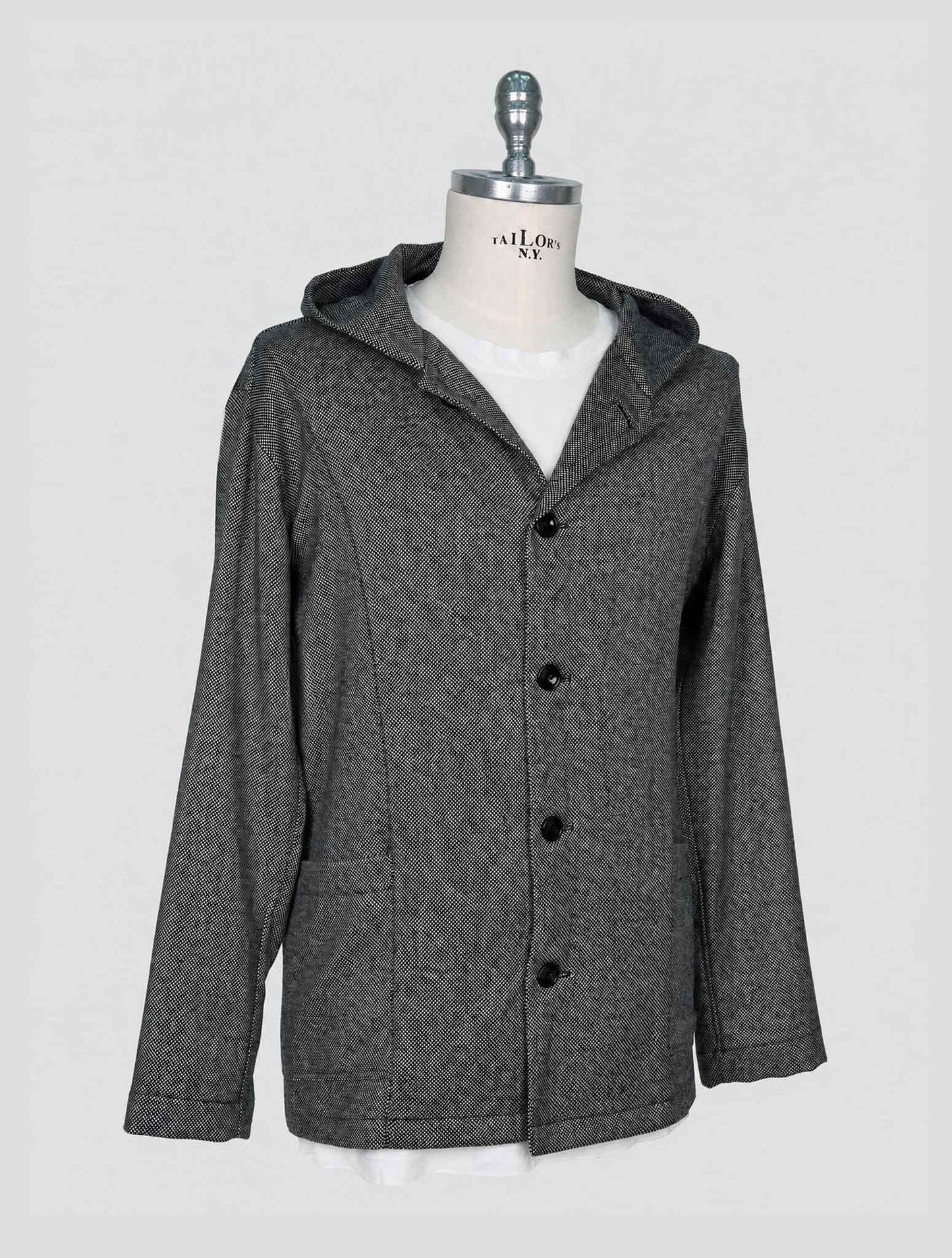 Kiton Gray Cashmere Shirt