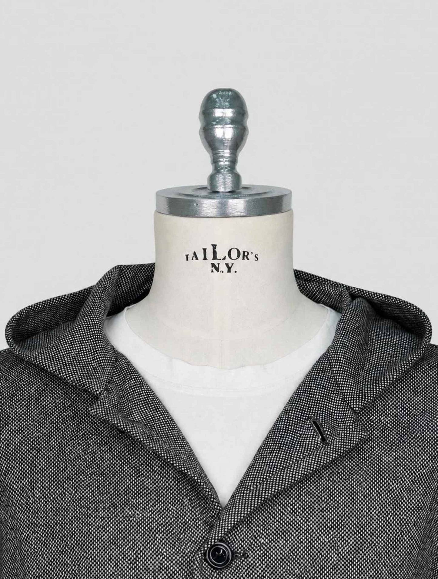 Kiton Gray Cashmere Shirt