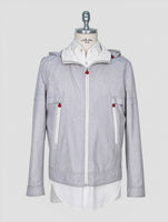 Kiton Gray Cashmere Coat