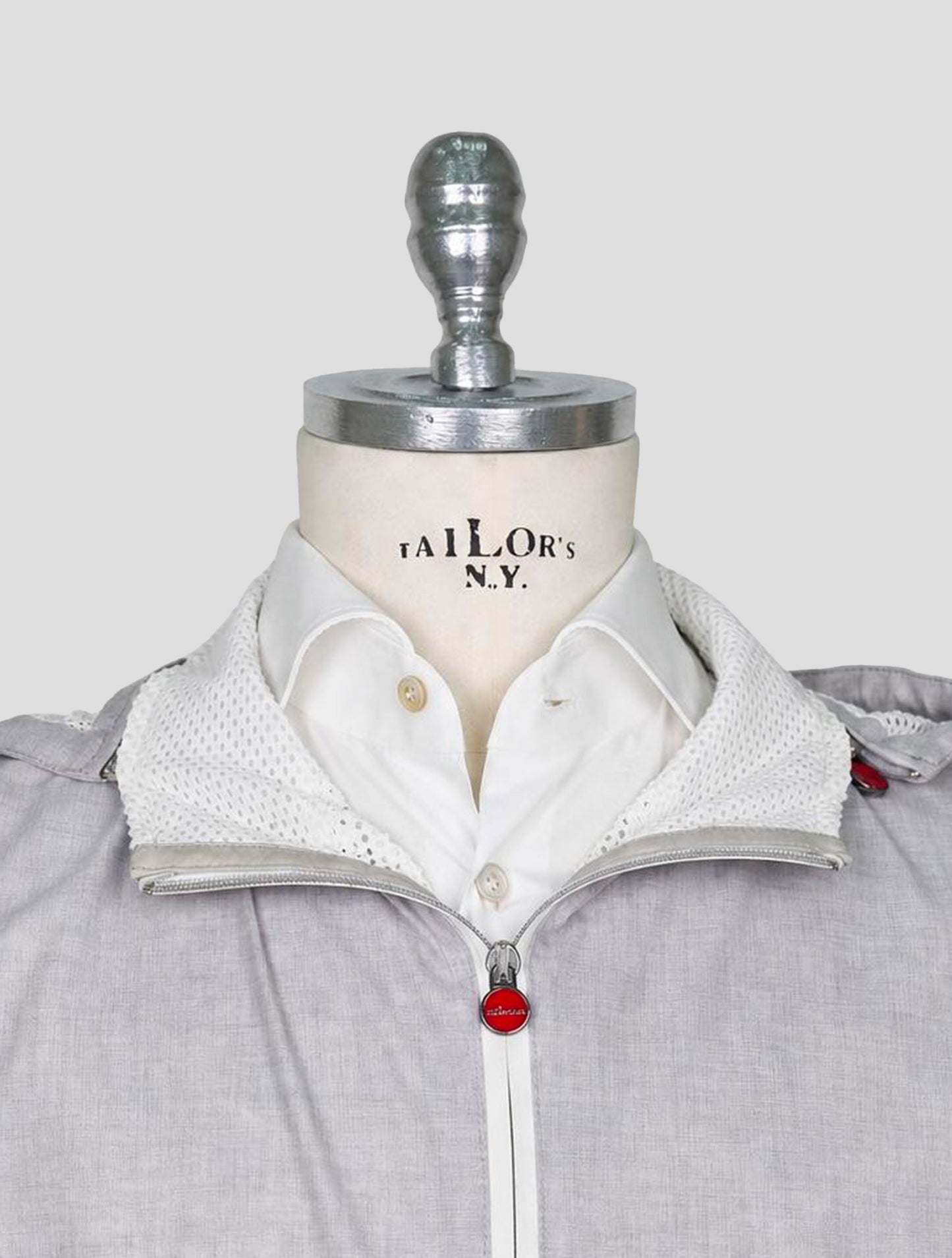 Kiton Gray Cashmere Coat