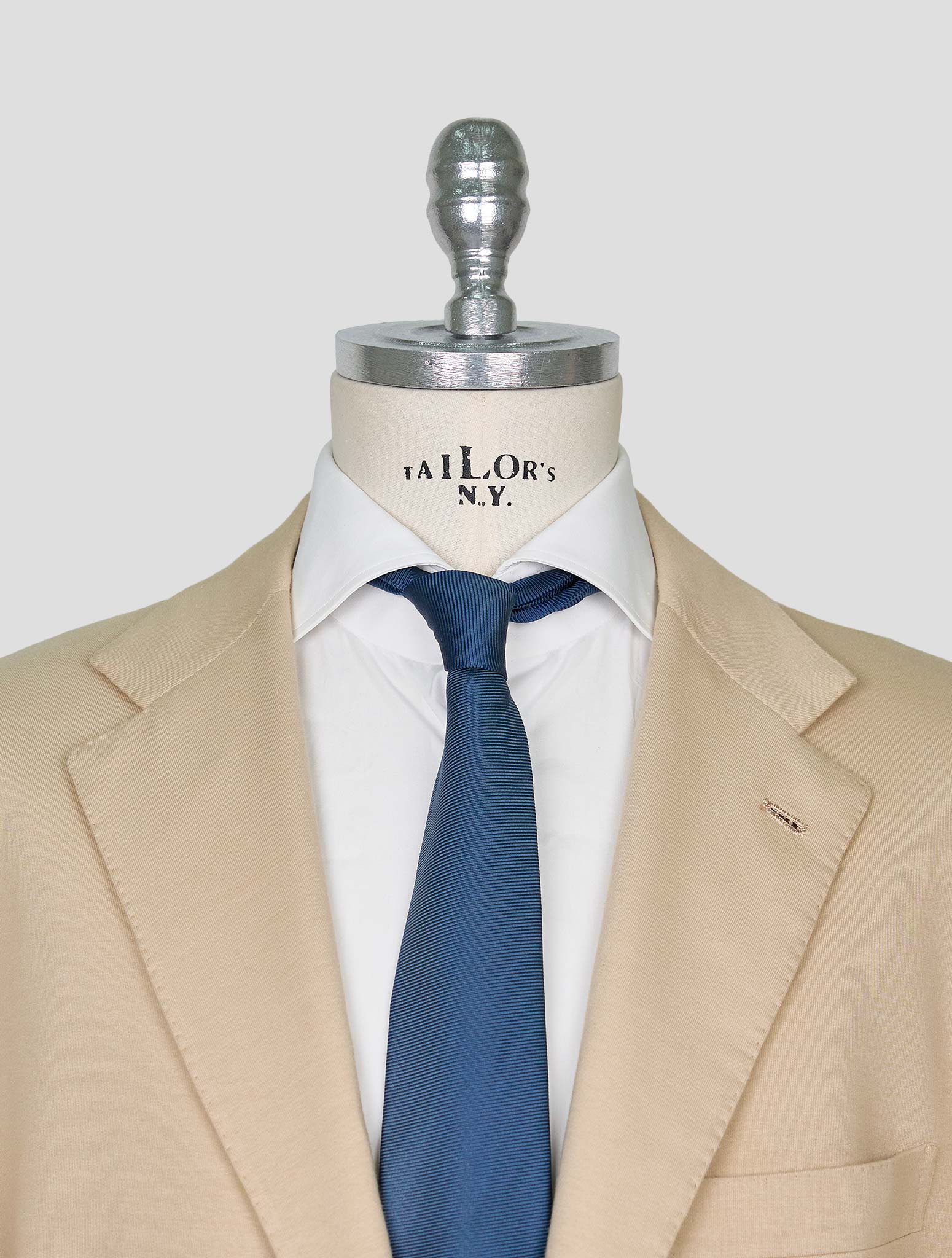 Kiton Beige Cotton Ea Blazer