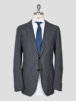 Kiton Gray Cotton Blazer