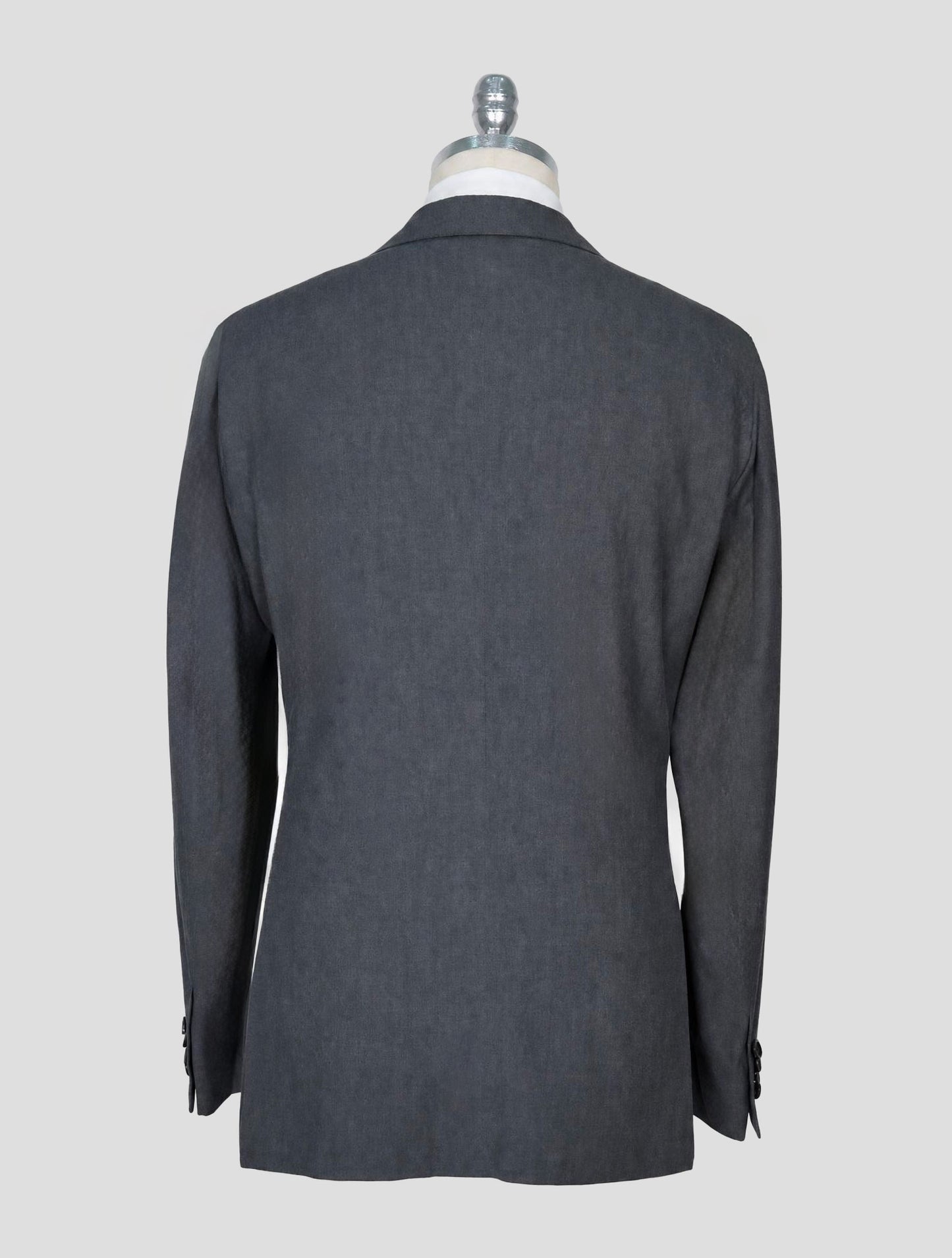 Kiton Gray Cotton Blazer