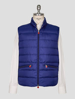 Kiton Blue Pa Gilet Coat