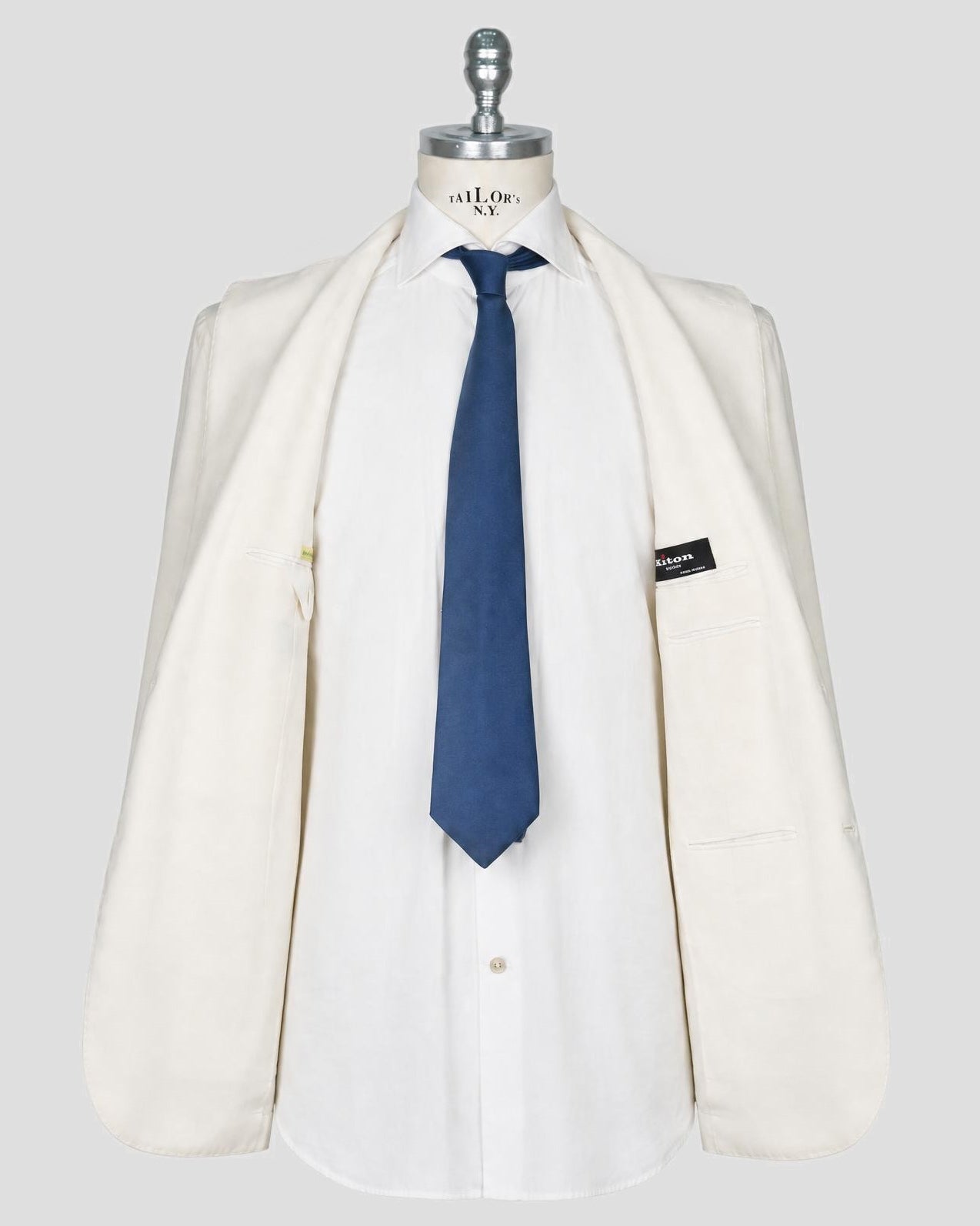 Kiton White Cashmere Blazer