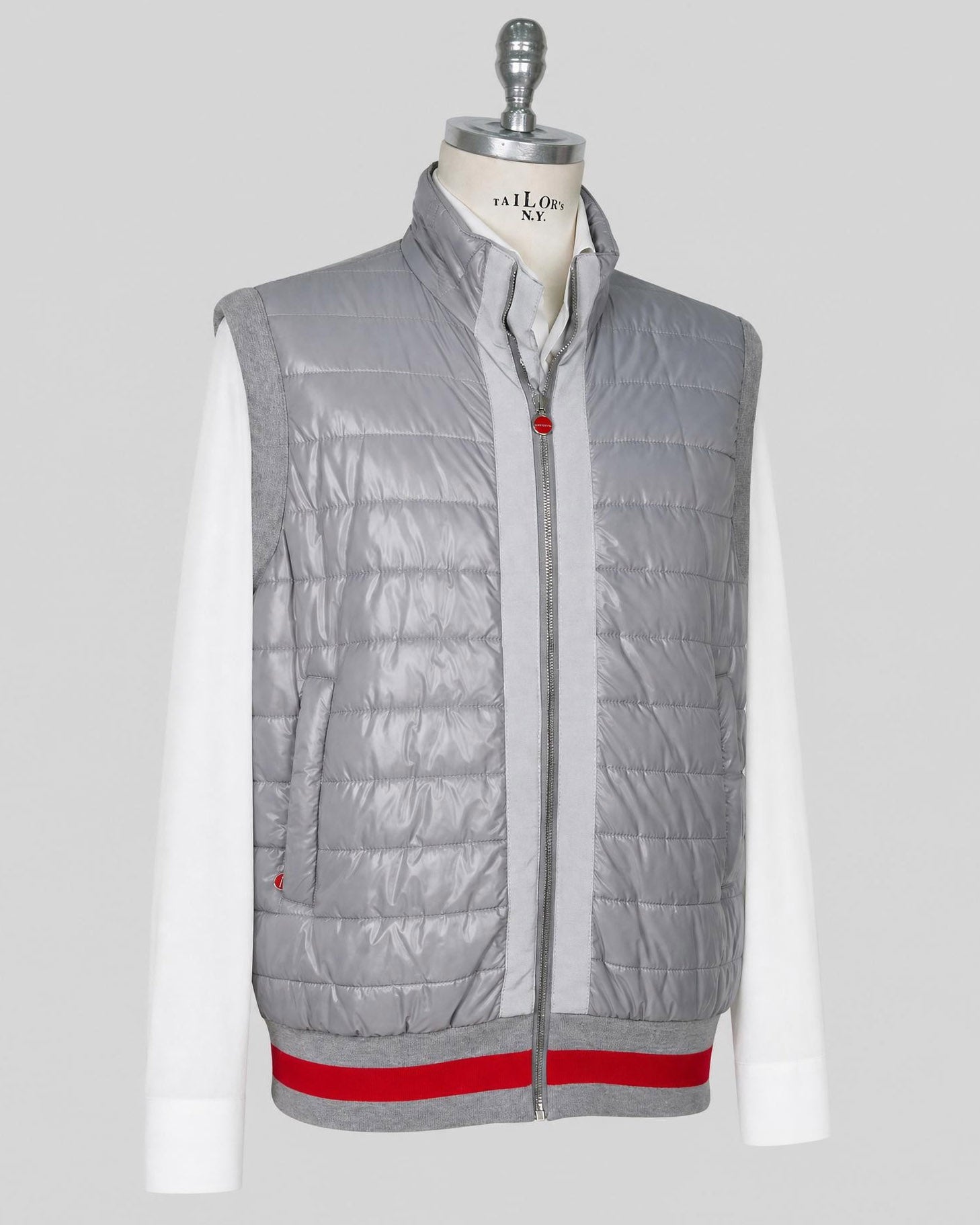 Kiton Gray Cotton Tracksuit