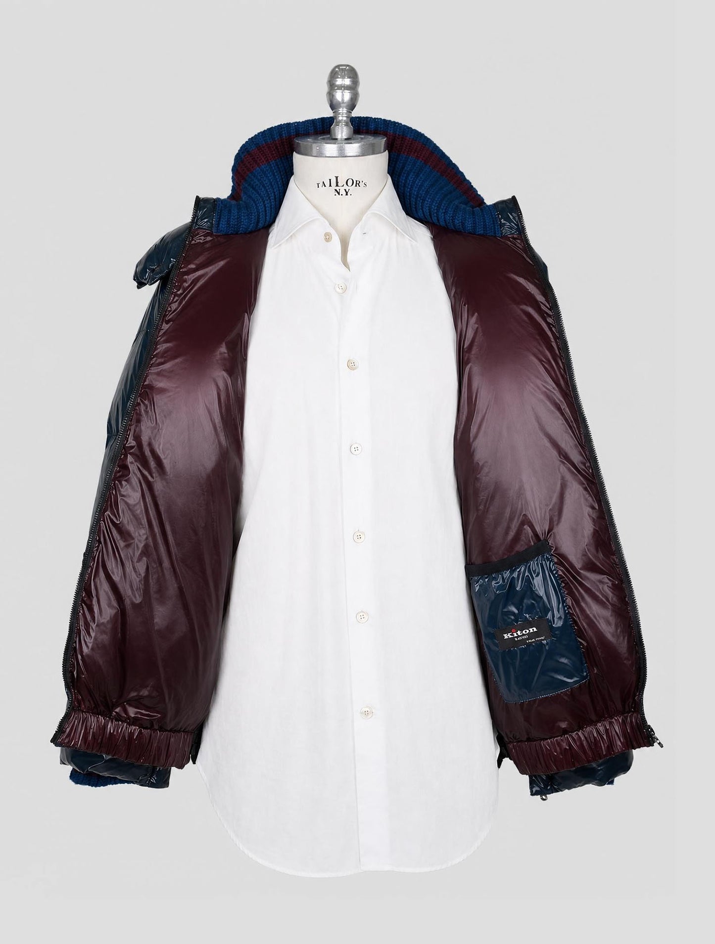 Kiton Blue Pa Pu Coat
