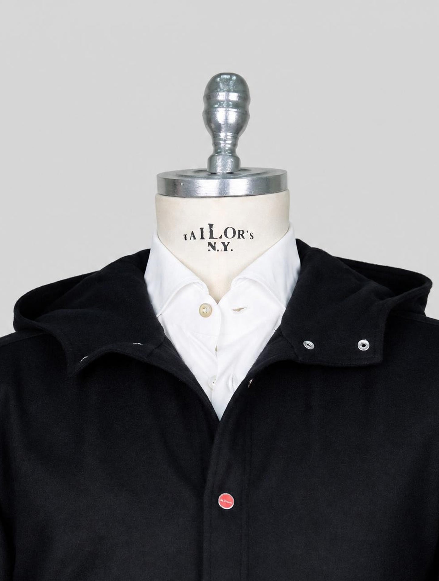 Kiton Black Cashmere Mariano Shirt