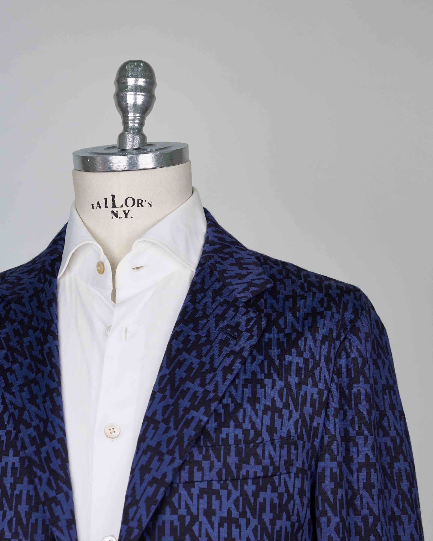 Kiton Knt Blue Cashmere Pa Blazer