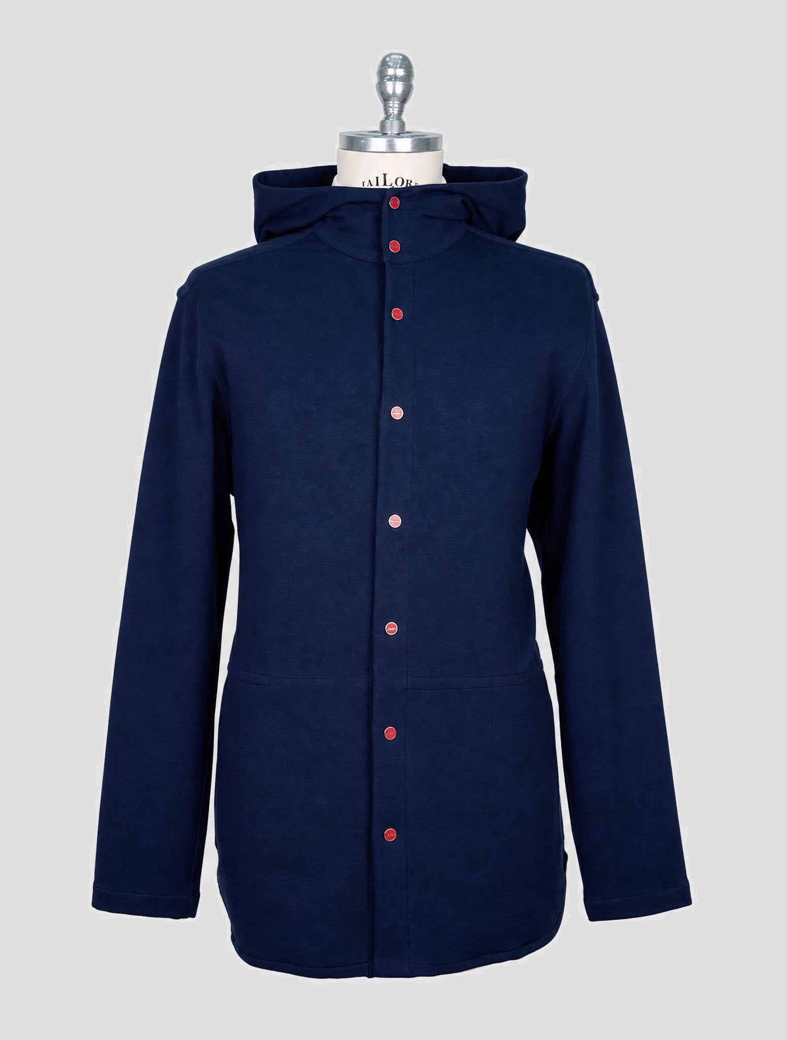 Kiton Blue Cotton Ea Peter Shirt
