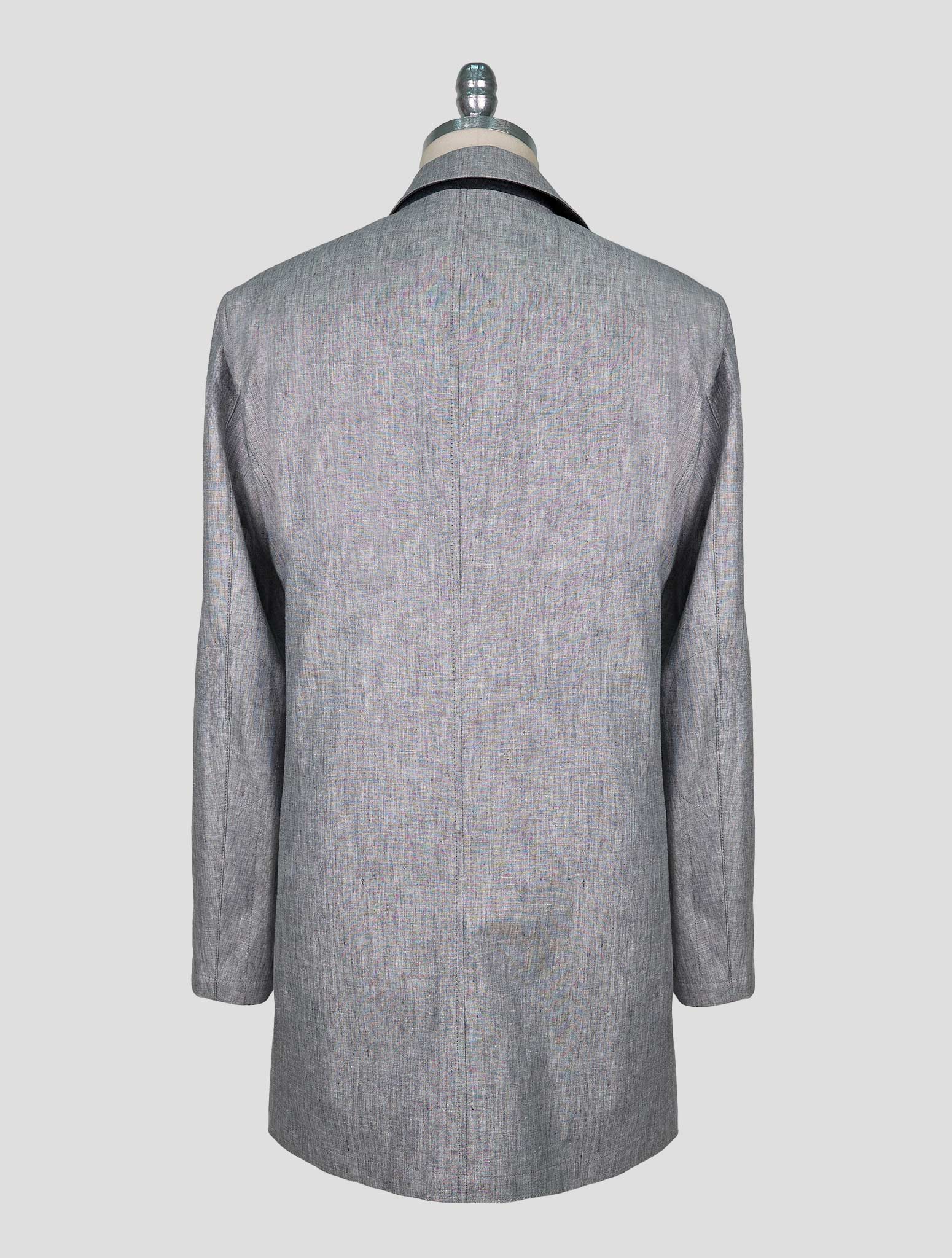 Kiton Gray Linen Overshirt