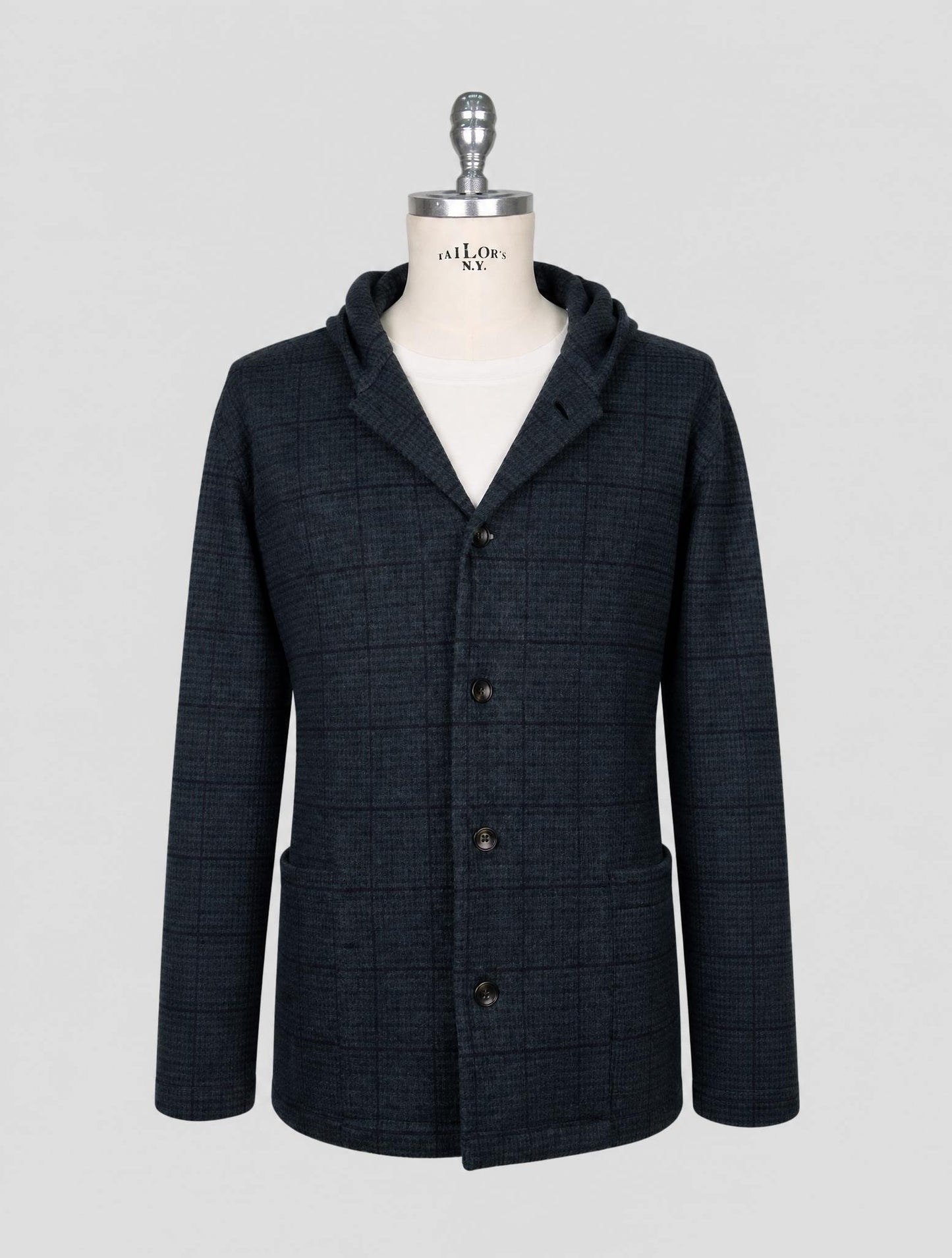 Kiton Green Virgin Wool Luca Shirt