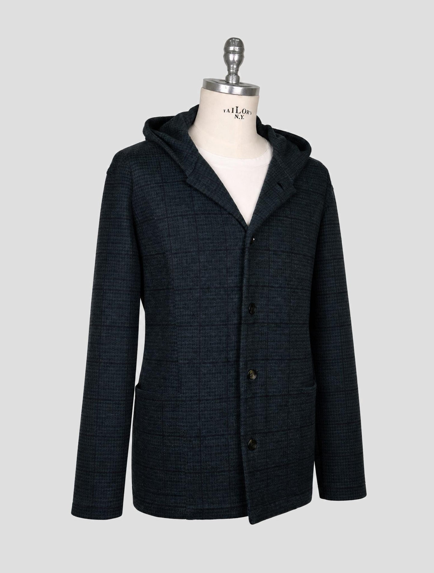 Kiton Green Virgin Wool Luca Shirt