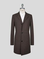 Kiton Brown Pa Ea Overcoat