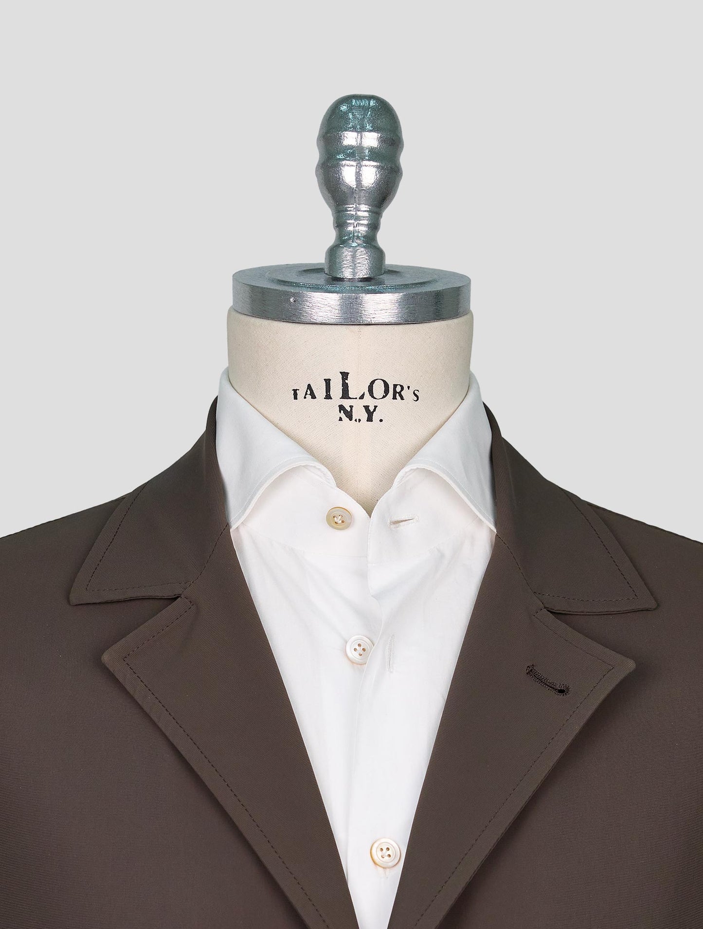 Kiton Brown Pa Ea Overcoat