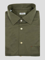 Kiton Green Cotton Shirt
