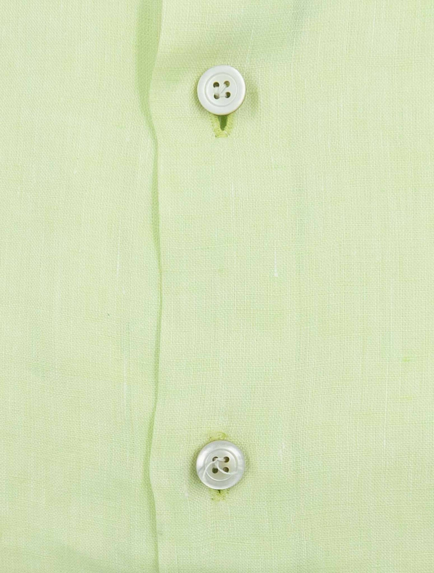 Kiton Green Linen Shirt