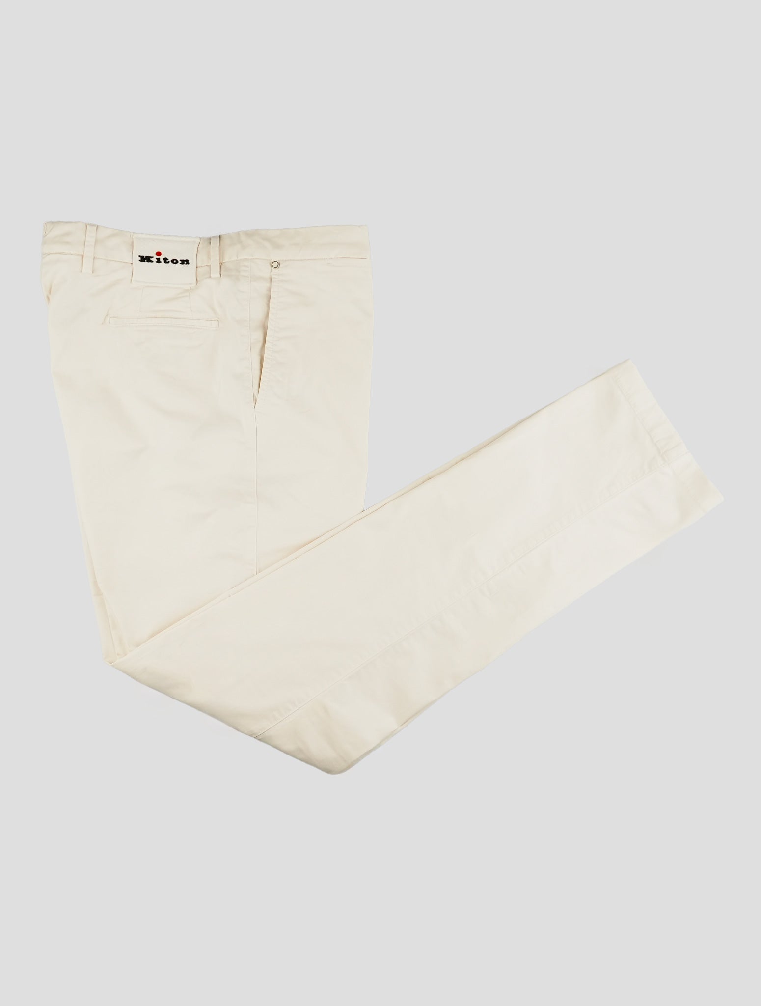 Kiton Beige Cotton Ea Pants