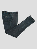 Kiton Blue Cotton Cashmere Ea Pants