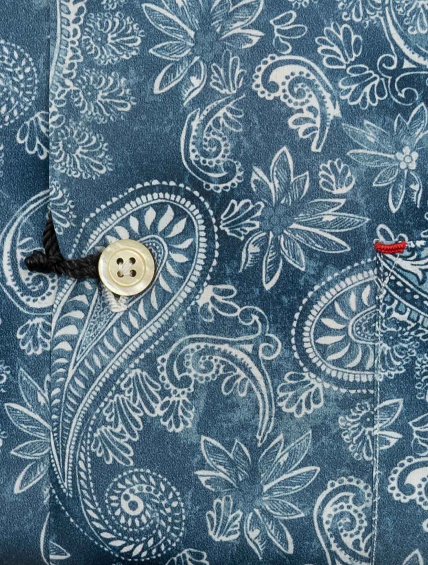 Kiton Blue White Cotton Shirt Nerano