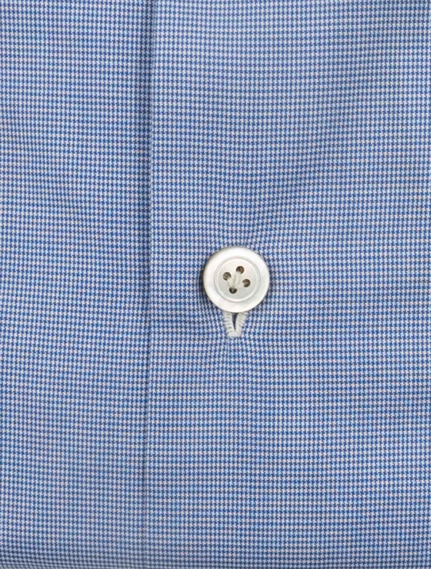 Kiton Light Blue White Cotton Shirt