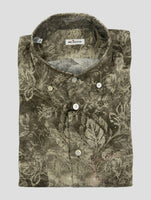 Kiton Brown Linen Shirt