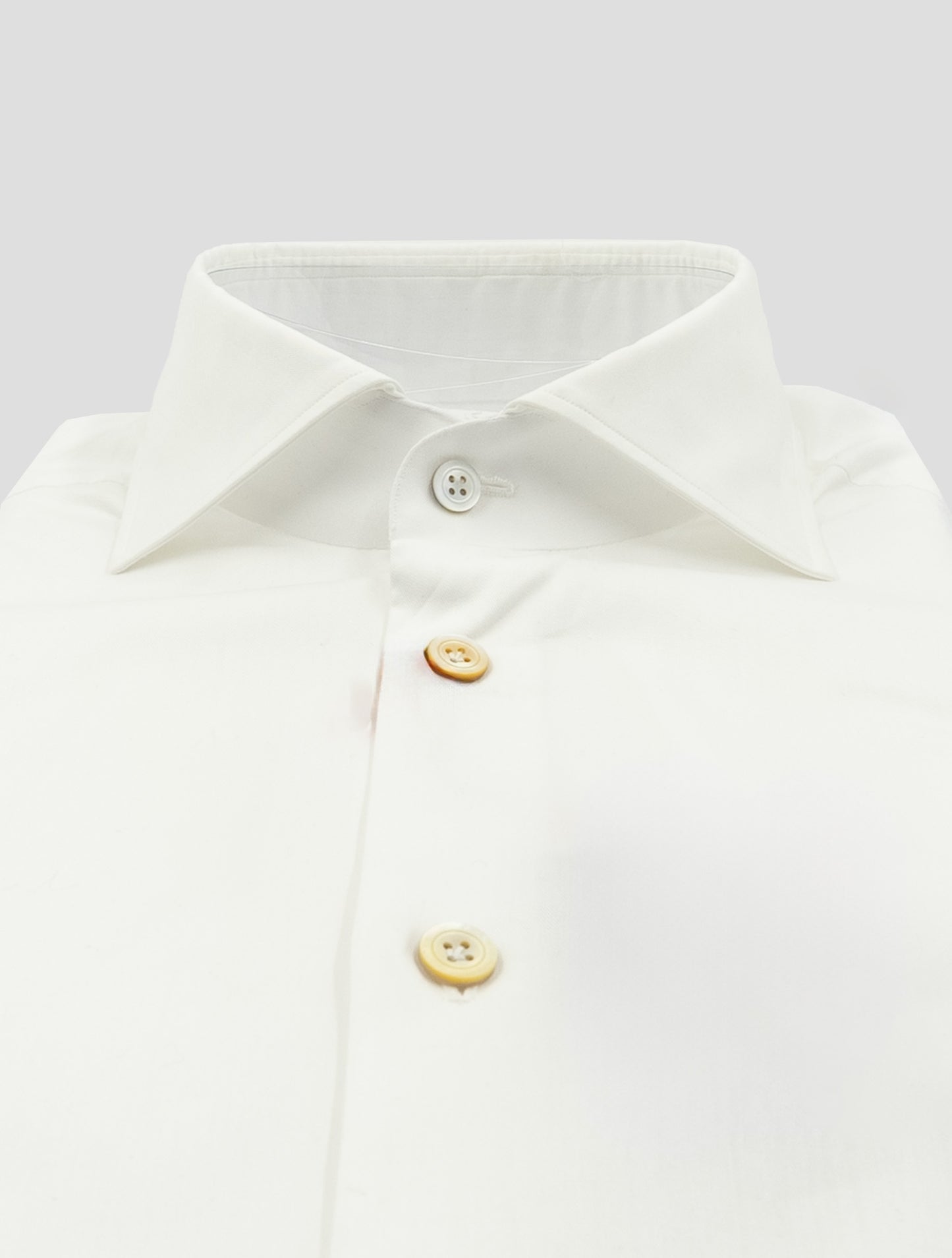 Kiton White Cotton Shirt