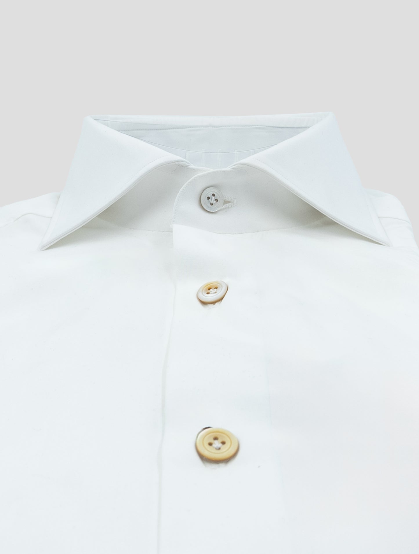 Kiton White Cotton Shirt