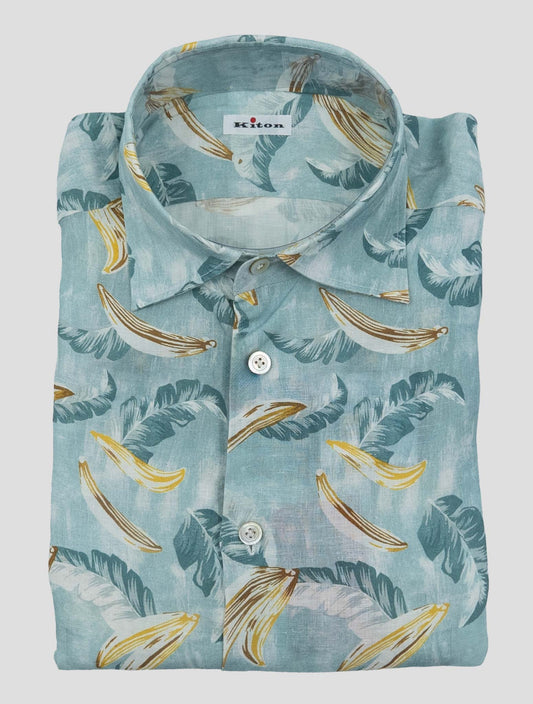 Kiton Multicolor Linen Shirt