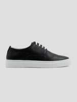 Kiton Black Leather Sneakers