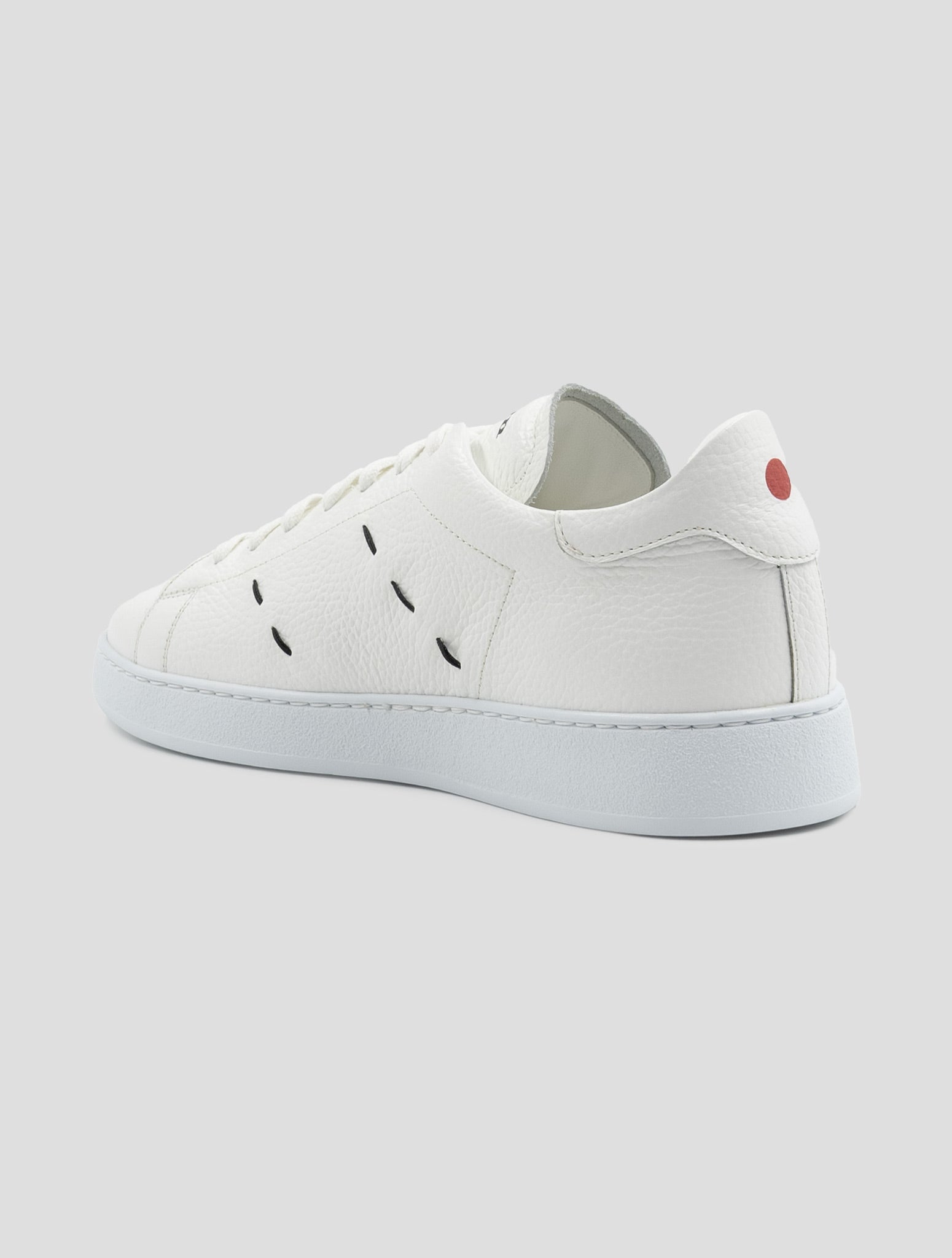 Kiton White Leather Sneakers